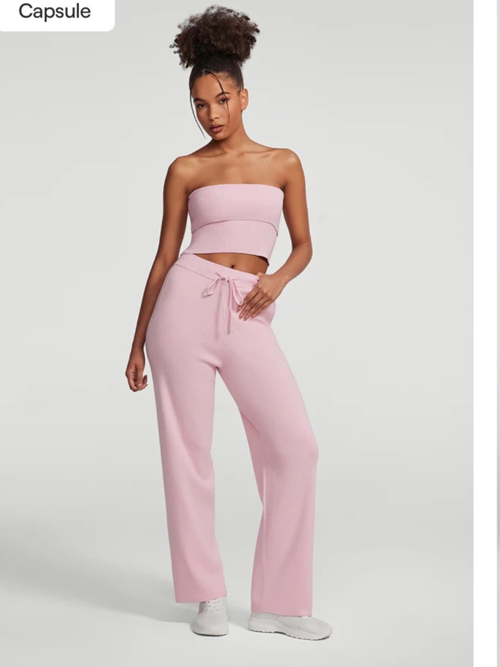 BetterMe cozy luxe sweatpants in ballet pink